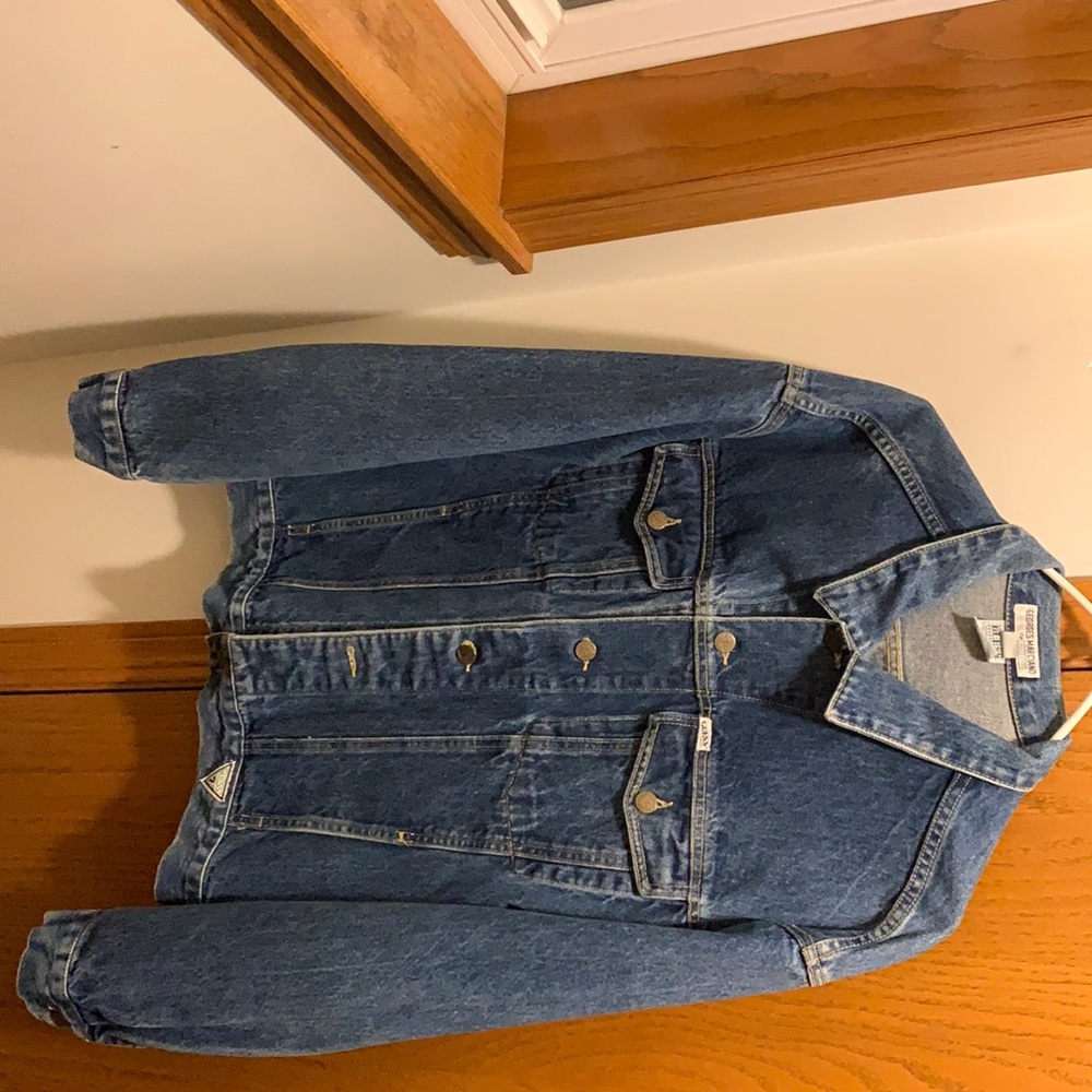 Vintage Mens GUESS Georges Marciano Jean Jacket XL